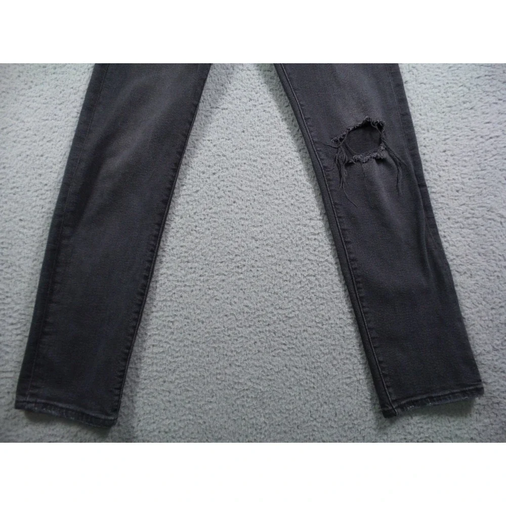 Levis Jeans Womens Size 25 Gray Denim Wedgie‎ Straight Mid Rise Button Fly